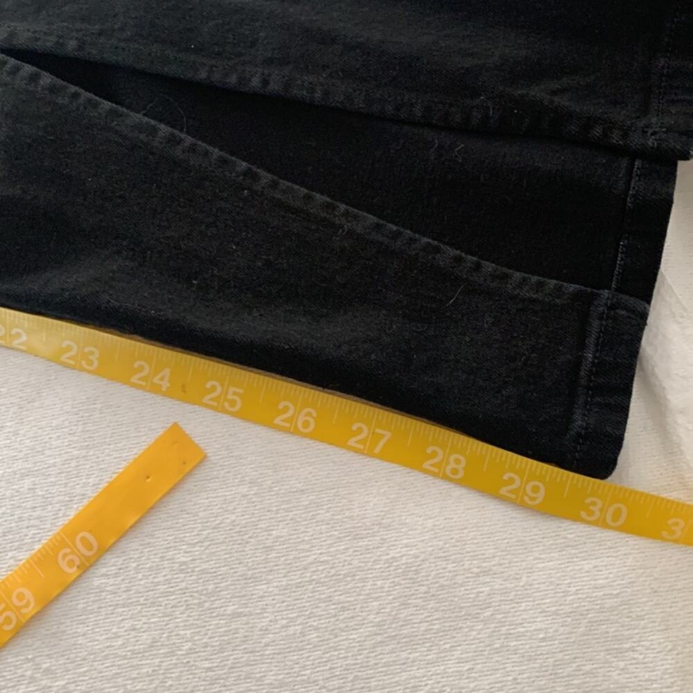 Eloquii womens 14 black denim jeans split leg - Picture 15 of 15